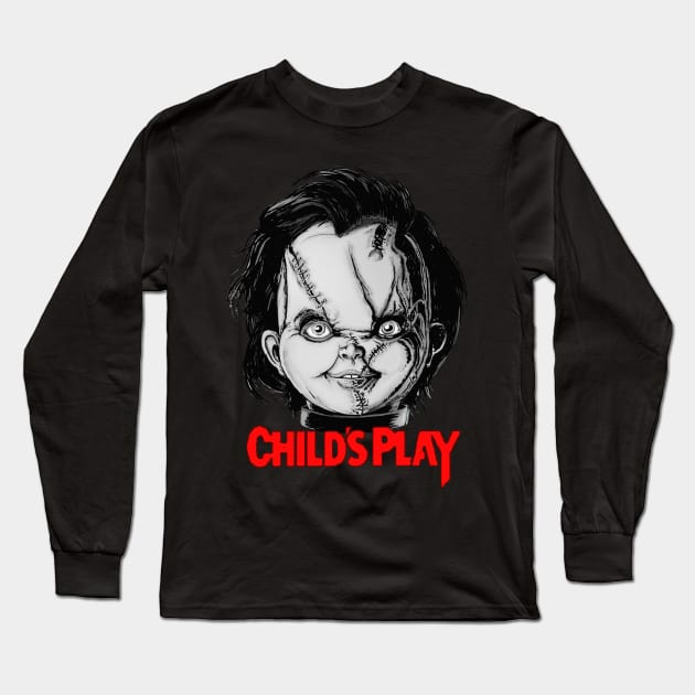 Chucky Long Sleeve T-Shirt by Creepsandbabes